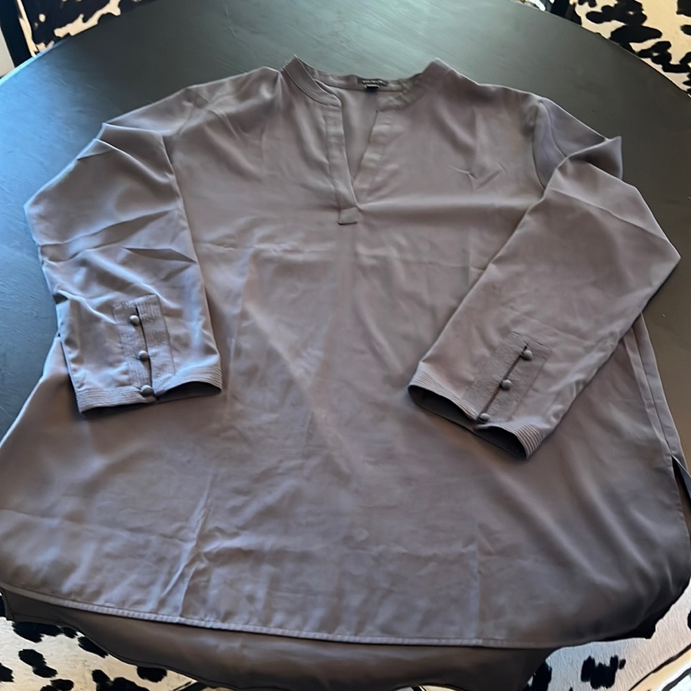 Tunic-like gray top by Ann Taylor